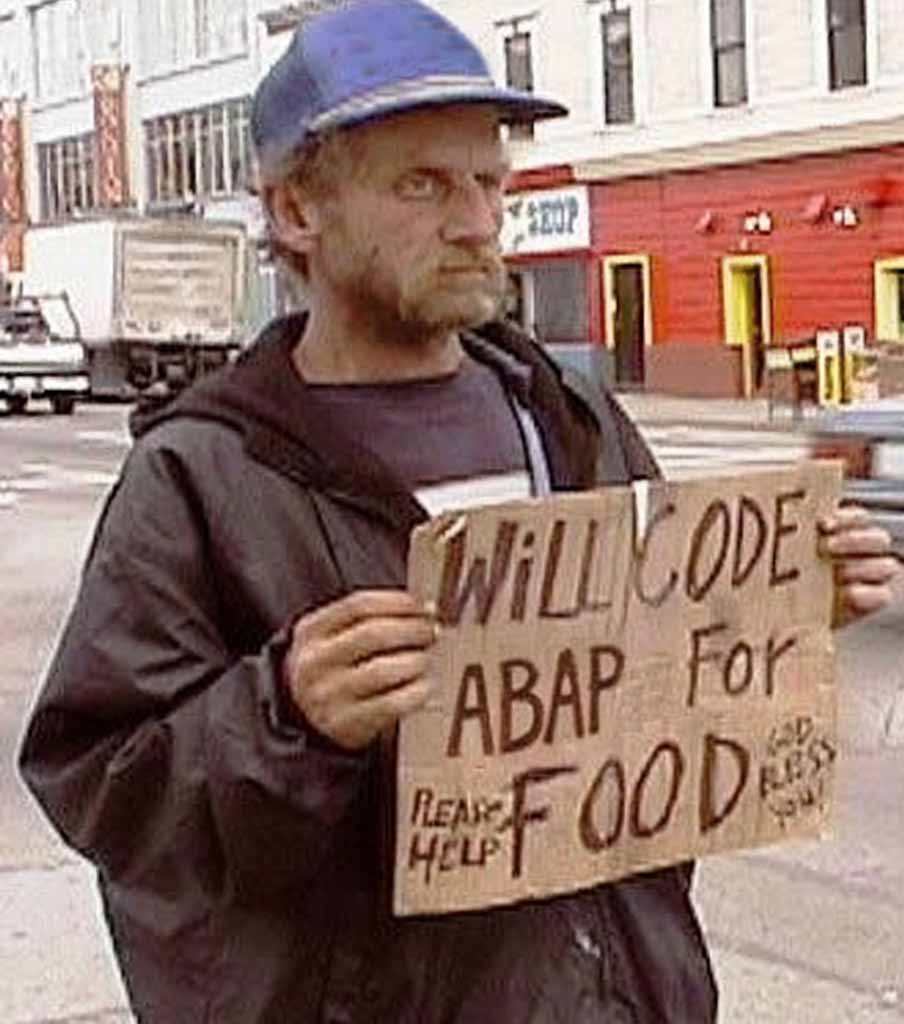 Will code ABAP for food